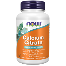 Calcium Citrate 100 Tabs, NOW Foods - Tabs