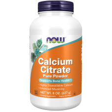 Calcium Citrate Powder 227g, NOW Foods - Pure