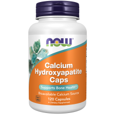 Calcium Hydroxyapatite 120 Caps, NOW Foods - Caps