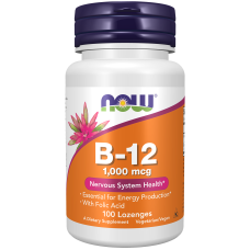 Chewable B-12 1000mcg 100 Tabs, NOW Foods - Tabs