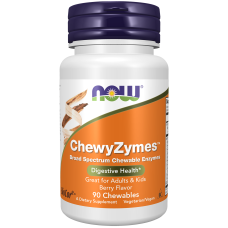 ChewyZymes 90 Chewables, NOW Foods - Berry