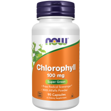 Chlorophyll 100mg 90 Veg Caps, NOW Foods - Veg Caps