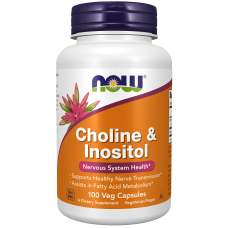 Choline & Inositol 500mg 100 Caps, NOW Foods - caps