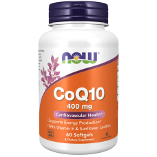 CoQ10 400mg 60 Softgels, NOW Foods - Softgels