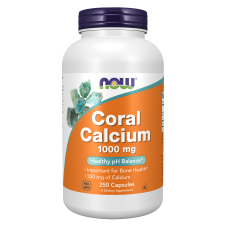 Coral Calcium 1000mg 250 Veg Caps, NOW Foods - Veg caps