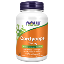Cordyceps 750mg 90 Veg Caps, NOW Foods - Caps
