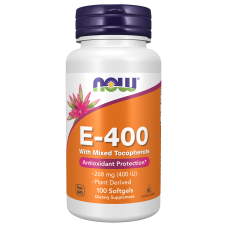 E-400 268mg 100 Softgels, NOW Foods - Softgels