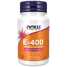 E-400 268mg 50 Softgels, NOW Foods - Softgels