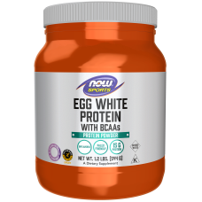Egg White Protein 544g, NOW Foods - Unflavored