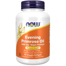 Evening Primrose Oil 1000mg 90 Veg Softgels, NOW Foods - Softgls