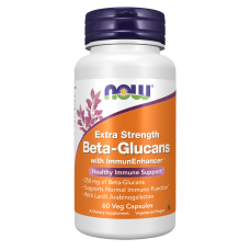 Extra Strength Beta Glucans with ImmunEnhancer 60 Veg Caps, NOW Foods - Veg Caps