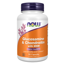 Glucosamine & Chondroitin MSM 90 Caps, NOW Foods - caps