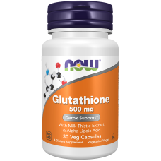 Glutathione 500mg 30 Veg Caps, NOW Foods - Caps
