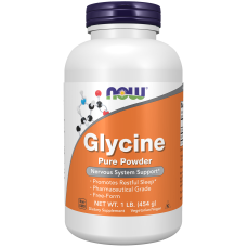 Glycine Pure Powder 454g, NOW Foods - Pure