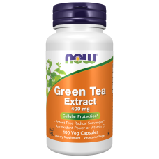 Green Tea Extract 400mg 100 Veg Caps, NOW Foods - Caps