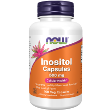 Inositol 500mg 100 Veg Caps, NOW Foods - caps