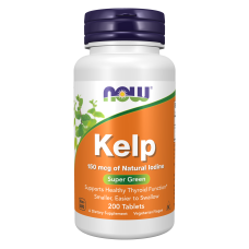 Kelp 150mcg of Natural Iodine 200 Tabs, NOW Foods - Tabs