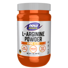 L-Arginine Powder 454g, NOW Foods - Unflavored