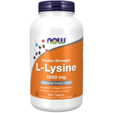 L-Lysine 1000mg 250 Tabs, NOW Foods - Tabs