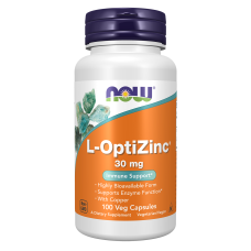 L-OptiZinc 30mg 100 Veg Caps, NOW Foods - Veg Caps