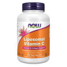 Liposomal Vitamin C 120 Veg Caps, NOW Foods - Veg Caps