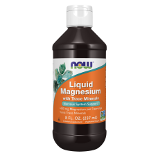 Liquid Magnesium With Trace Minerals 237ml, NOW Foods - Unflavored
