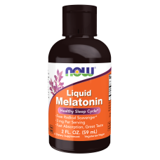 Liquid Melatonin 3mg 59ml, NOW Foods - Lemon