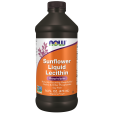 Liquid Sunflower Lecithin 473ml, NOW Foods - Unflavored