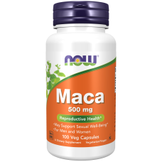 Maca 500mg 100 Caps, NOW Foods - caps