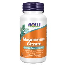 Magnesium Citrate 60 Veg Caps, NOW Foods - Veg Caps