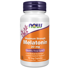Melatonin 20mg 90 Caps, NOW Foods - Caps