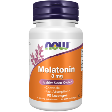 Melatonin 3mg 90 Tabs, NOW Foods - Tabs