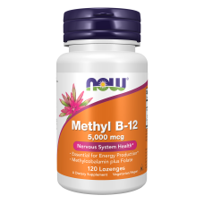Methyl B-12 5000mcg 120 Caps, NOW Foods - Caps