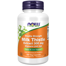 Milk Thistle Extract 300mg Silymarin 240mg 100 Veg Caps, NOW Foods - Veg Caps