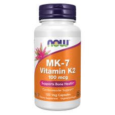 MK-7 Vitamin K-2 100mcg 120 Veg Caps, NOW Foods - Caps