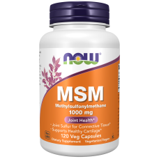 MSM 1000mg 120 Veg Caps, NOW Foods - Caps