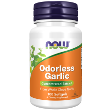 Odorless Garlic 100 Softgels, NOW Foods - Softgels