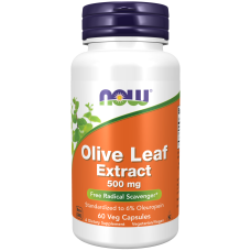 Olive Leaf Extract 500mg 60 Veg Caps, NOW Foods - Veg Caps