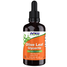 Olive Leaf Glycerite Extract 59ml, NOW Foods - Liquid