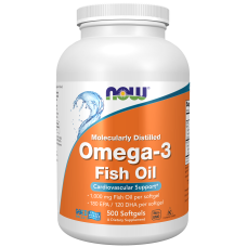 Omega 3 500 Softgels, NOW Foods - Caps
