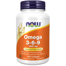 Omega 3-6-9 1000mg 100 Softgels, NOW Foods - softgels