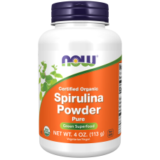 Organic Spirulina Powder 113g, NOW Foods - Pure