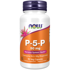 P-5-P 50mg 90 Veg Caps, NOW Foods - Caps