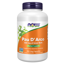 Pau D'Arco 500mg 250 Veg Caps, NOW Foods - caps