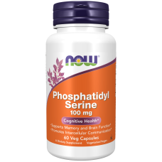 Phosphatidyl Serine 100mg 60 Caps, NOW Foods - Caps