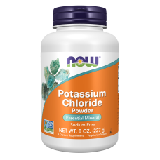 Potassium Chloride Powder 227g, NOW Foods - Pure