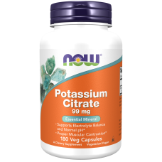 Potassium Citrate 99mg 180 Veg Caps, NOW Foods - Veg Caps