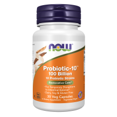 Probiotic-10 100 Billion 30 Veg Caps, NOW Foods - Veg Caps