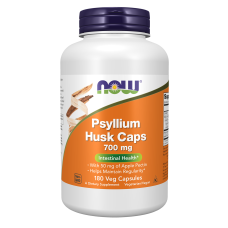Psyllium Husk 700mg 180 Veg Caps, NOW Foods - Veg Caps