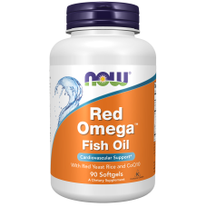 Red Omega with CoQ10 90 Softgels, NOW Foods - Softgels